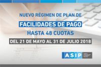 La próxima semana entra en vigencia el nuevo régimen de regularización de deuda con la ASIP