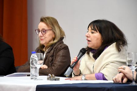 La presidenta del Consejo Provincial de Educación, María Cecilia Velázquez. 