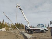 Servicios Públicos avanza con obras en Piedra Buena