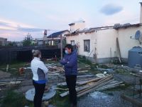 Autoridades provinciales recorrieron Koluel Kayke en el contexto de la emergencia climática