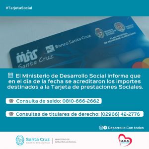 Pago de Tarjeta de Prestaciones Sociales