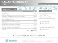 Acuerdan Canasta Escolar 2018