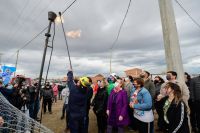 El Gobierno inauguró red de distribución de gas del Bº 22 de Septiembre de Río Gallegos