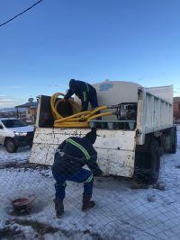 #PlanPatria: Servicios Públicos entregó 44.500 litros de agua en Río Gallegos