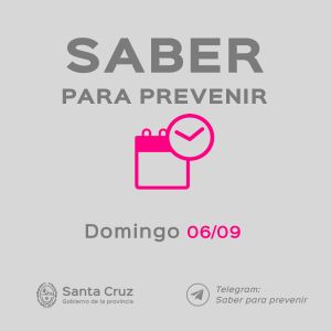 Saber para prevenir Informe epidemiológico Domingo 6 de septiembre