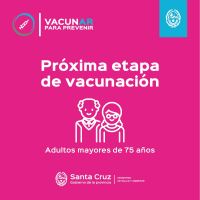 Vacunar para prevenir: Mañana comenzarán las inscripciones para mayores de 75 años
