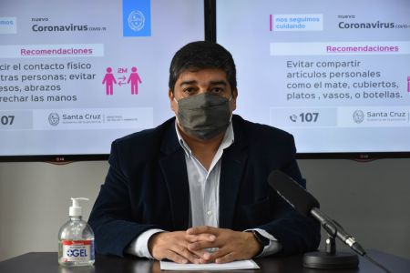 García: “desde el Instituto Malbrán nos comunicaron que hubo 2 casos nuevos de cepa Delta en la provincia de Santa Cruz”