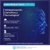 Abre la inscripción al Conversatorio de Alfabetización Científica y Tecnológica para docentes de todos los niveles