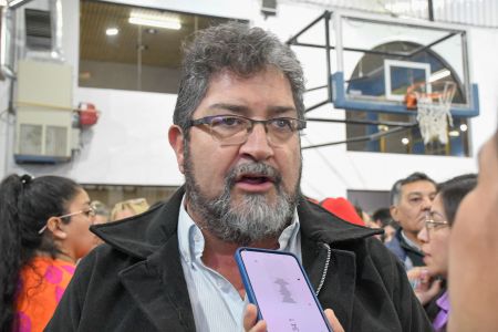 Rubén Guzmán, presidente de la Comisión de Fomento en Lago Posadas.  
