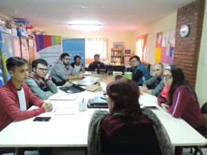 La Mesa de Gestión del Parlamento Juvenil se reunió en Caleta Olivia