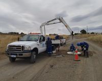 Servicios Públicos realizó mejoras cloacales en El Calafate y avanza con extensiones de red de agua en Tres Lagos y Puerto San Julián