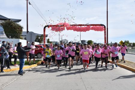 Octubre Rosa: Salud realizó la Maratón Saludable en Puerto San Julián