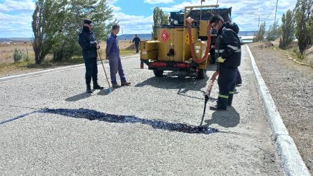Vialidad Provincial mejoró el acceso a la Escuela de Policía sobre la Ruta Nacional N°3