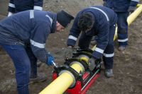 Concretan los trabajos finales en la obra de extensión de la red de gas del Bº 22 de Septiembre de Río Gallegos