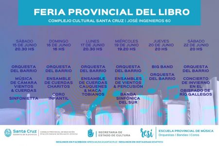 La Escuela Provincial de Música RE SI se presenta en la Feria Provincial del Libro