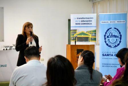 Iris Rasgido, presidenta del Consejo Provincial de Educación.