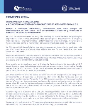 Transparencia y trazabilidad: así funciona la compra de medicamentos de alto costo en la Caja de Servicios Sociales