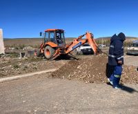 Servicios Públicos lleva adelante obras en Tres Lagos