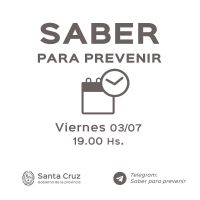 Saber para prevenir | Viernes 3 de julio | Actualización 19 horas