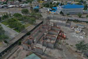 Avanza la ejecución del edificio de la escuela preuniversitaria en Las Heras