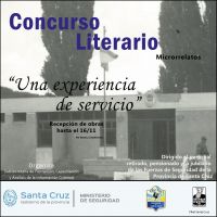 Seguridad convoca a participar de concurso literario para recuperar experiencias de servicio