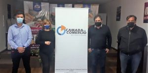 Producción se reunió con referentes de la Cámara de Comercio de Caleta Olivia