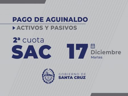 Se anunció la fecha de pago del aguinaldo en la Provincia