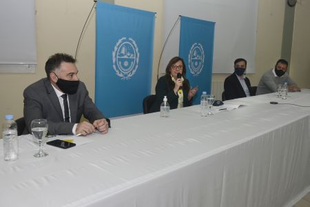 Alicia encabezó la presentación del Plan Invernal Municipal 2020