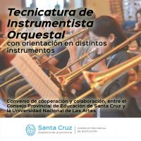 Dictan la Tecnicatura de Instrumentista Orquestal en Santa Cruz