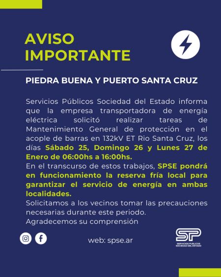 Comunicado de Servicios Públicos