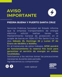 Comunicado de Servicios Públicos