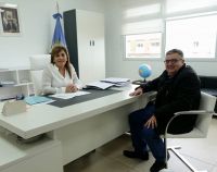 La presidenta del CPE, Iris Rasgido, y el titular del IDUV, Marcelo De La Torre.