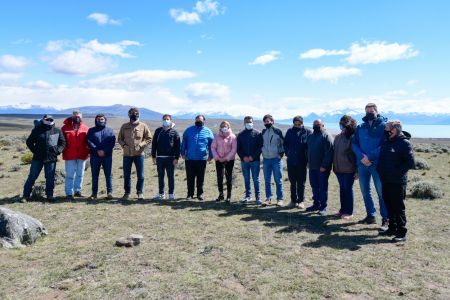 Alicia destacó la jornada de trabajo con el INPRES en El Calafate