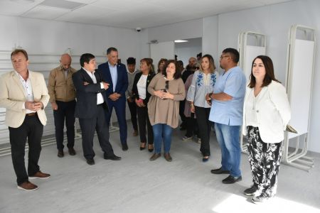 Continúa la puesta a punto del Hospital Modular de Caleta Olivia