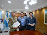Vidal sumó el apoyo del Ejército para el &quot;Operativo Escuelas&quot;