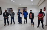 Hicieron entrega del Centro de Refugio de Estibadores al Sindicato Unidos Portuarios Argentinos