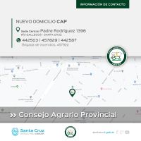 El Consejo Agrario Provincial informó su nueva sede y teléfonos de contacto