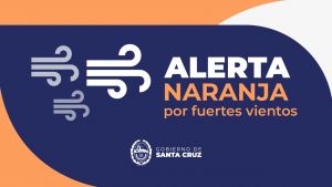 Alerta Naranja por fuertes vientos en Santa Cruz: se solicita tomar todos los recaudos necesarios