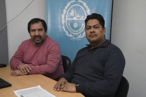 Alejandro Chinchilla y José Vera, responsables de coordinar la capacitaciones. 