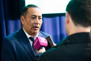 Pedro Prodromos, ministro de Seguridad. 