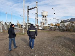 Recorrieron instalaciones de Servicios Públicos en Las Heras