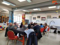 Senderos Escolares: exitosa reunión con autoridades de Puerto Santa Cruz