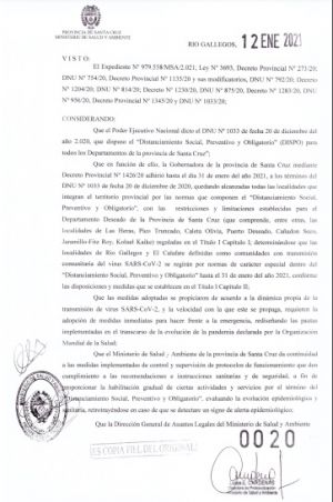 Comunicado del Consejo Agrario Provincial