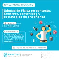 Mañana inicia la preinscripción a la Actualización Académica en Educación Física