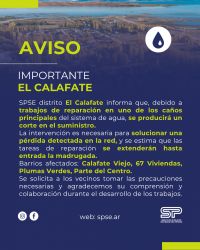 Comunicado de Servicios Públicos