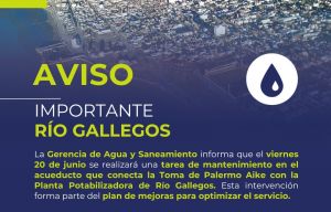 Comunicado de Servicios Públicos para Río Gallegos