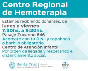 Ante la escasez, convocan a la comunidad a donar sangre