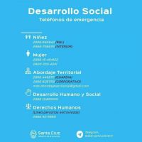 Desarrollo Social recuerda sus líneas de atención