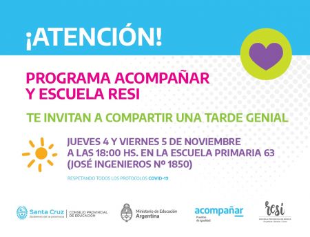 Programa Acompañar y Escuela Re Si invitan a una tarde distinta en la EPP N° 63