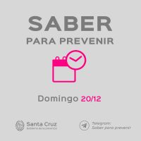 Saber Para Prevenir | Informe Epidemiológico |Domingo 20 de Diciembre